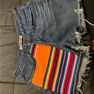 J Brand Multicolor Jean Shorts